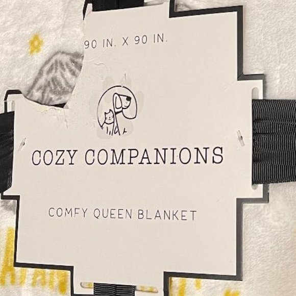 HAVANESE DAY ! BEAUTIFUL HAVANESE DOG 90" X 90" QUEEN BLANKET / LARGE THROW - Picture 5 of 6